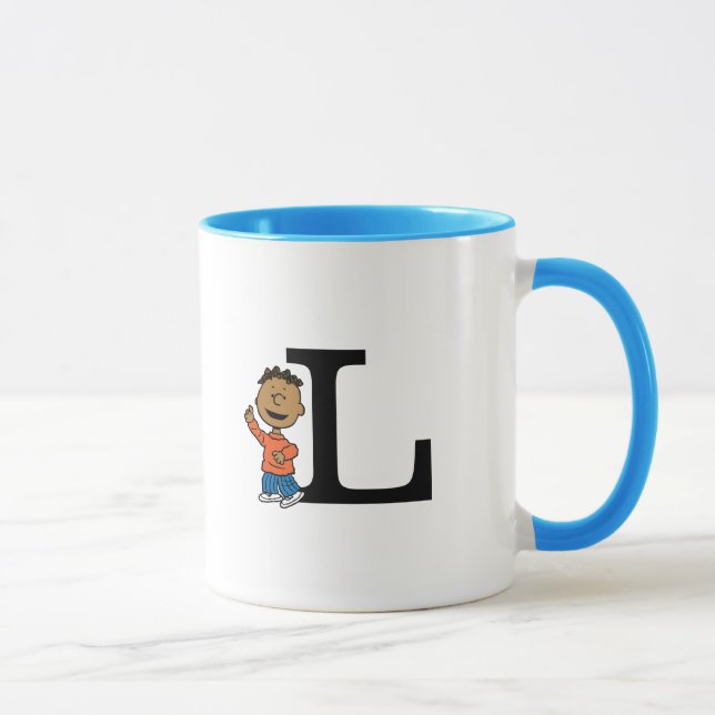 Peanuts | Franklin Monogram L Mug (Right)