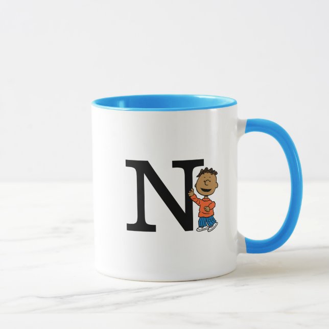 Peanuts | Franklin Monogram N Mug (Right)
