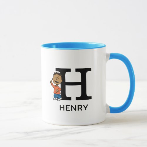 Peanuts  Franklin Name  Monogram H Mug