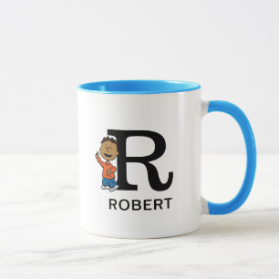 Peanuts Franklin Name & Monogram R Mug