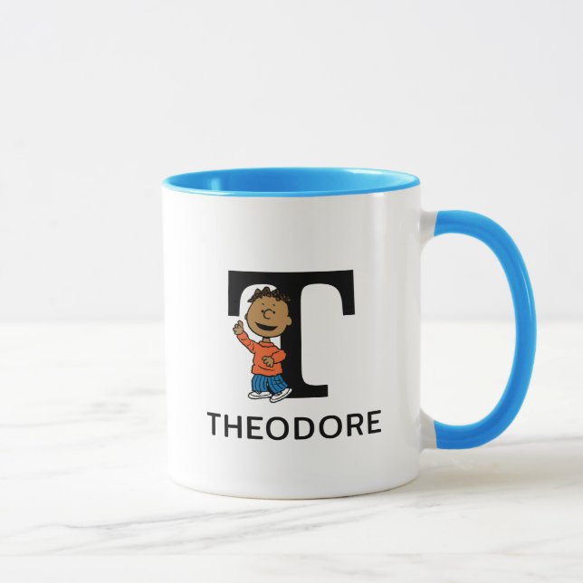 Peanuts | Franklin Name & Monogram T Mug (Right)