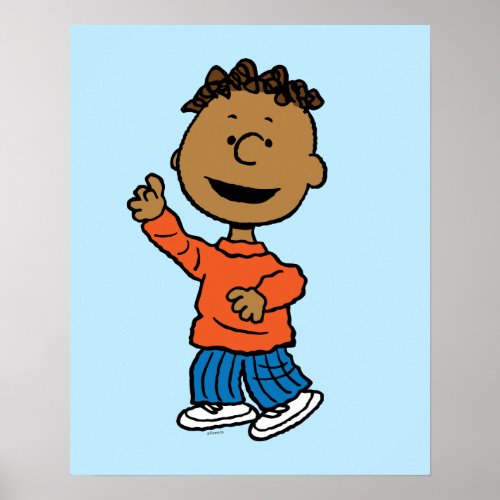 Peanuts  Franklin Poster