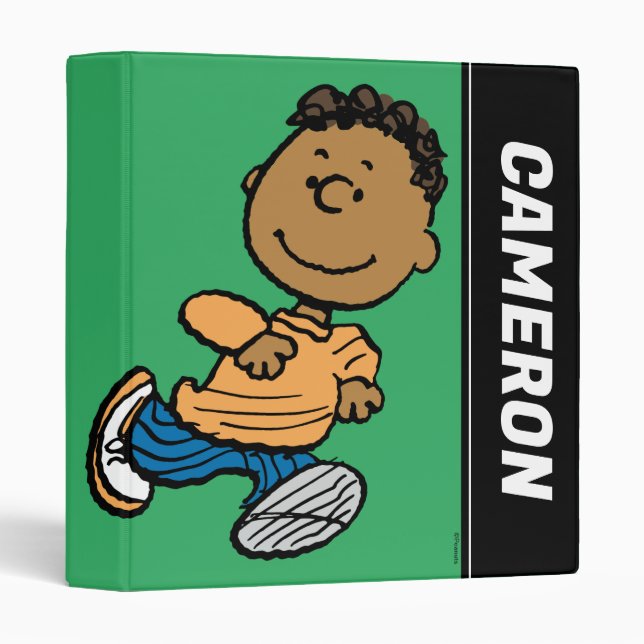 Peanuts | Franklin Running 3 Ring Binder (Front/Spine)