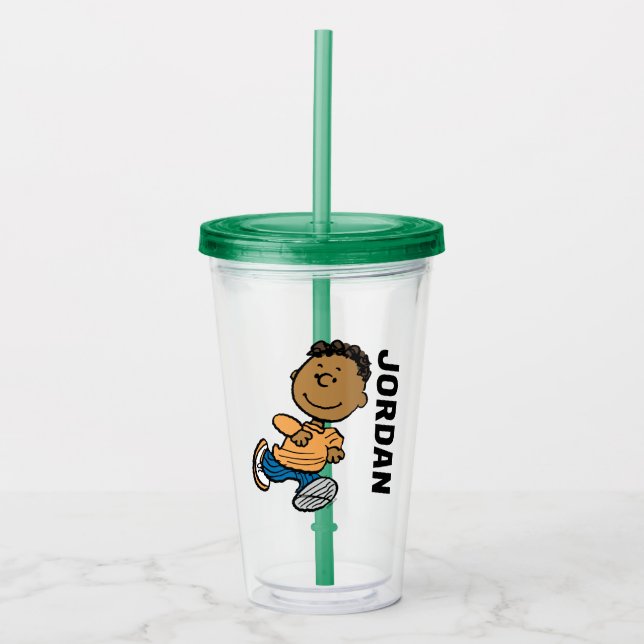 Peanuts | Franklin Running Acrylic Tumbler (Front)