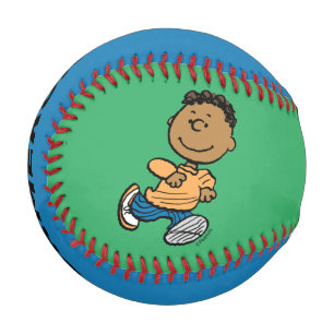 Peanuts   Franklin Running Baseball