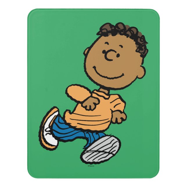 Peanuts | Franklin Running Door Sign (Contemporary Vert)