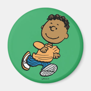 Peanuts Franklin Running Magnet