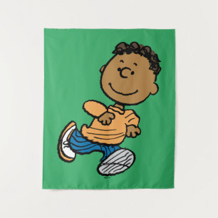 Peanuts   Franklin Running Tapestry