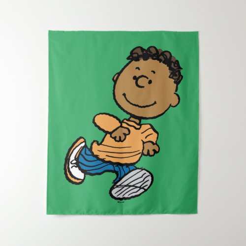 Peanuts  Franklin Running Tapestry