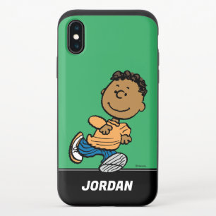 Peanuts   Franklin Running iPhone X Slider Case