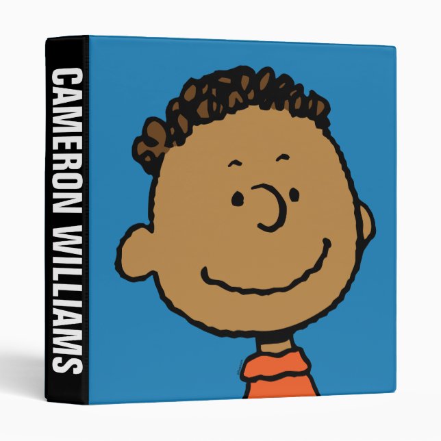 Peanuts | Franklin Smile 3 Ring Binder (Front/Spine)