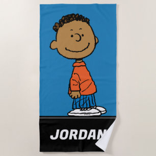 Peanuts Franklin Smile Beach Towel