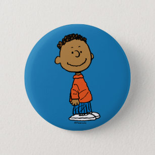 Peanuts   Franklin Smile Button