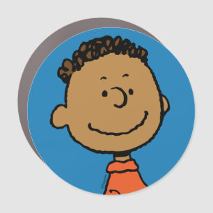 Peanuts   Franklin Smile Car Magnet