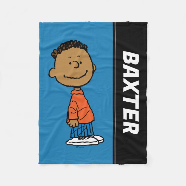 Peanuts | Franklin Smile Fleece Blanket (Front)
