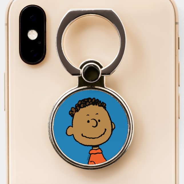 Peanuts | Franklin Smile Phone Ring Stand (Close Up)