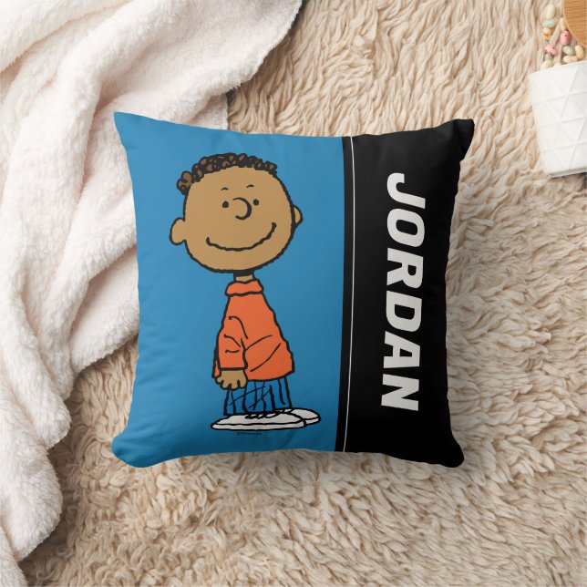 Peanuts | Franklin Smile Throw Pillow (Blanket)