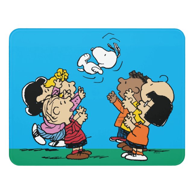 Peanuts | Friends Fun Door Sign (Contemporary Front)