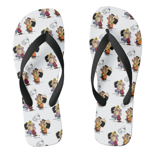 Peanuts | Friends Fun Flip Flops (Footbed)