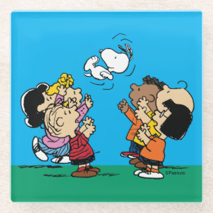 Peanuts Friends Fun Glass Coaster