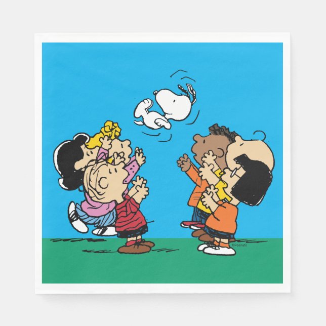 Peanuts | Friends Fun Napkins (Front)