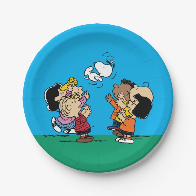Peanuts | Friends Fun Paper Plates (Front)