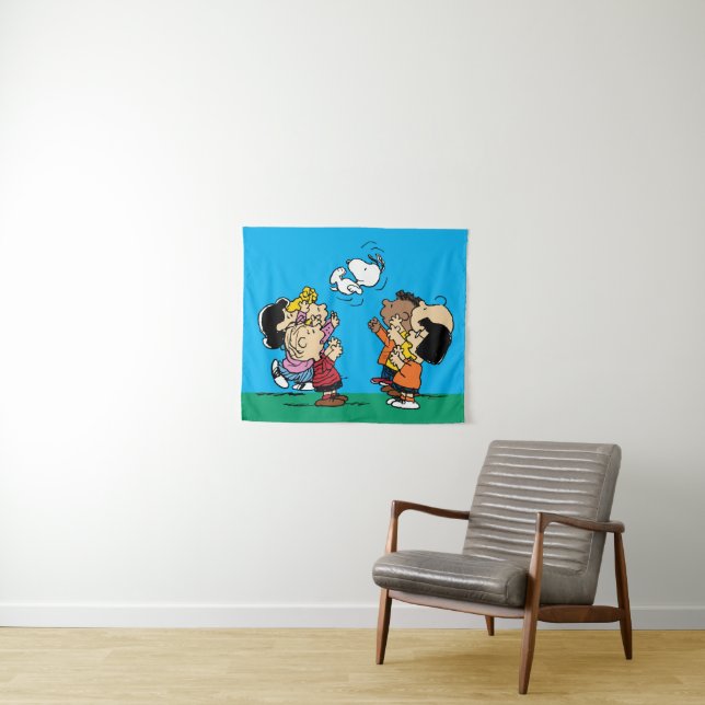 Peanuts | Friends Fun Tapestry (In Situ (Horizontal))