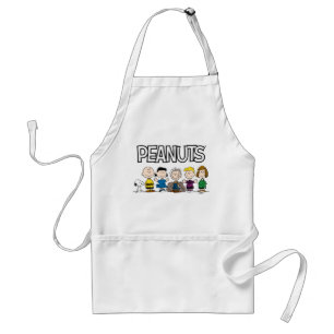 Peanuts Friends In A Row Adult Apron