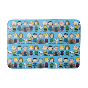 Peanuts Friends In A Row Bath Mat