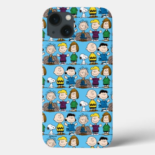 Peanuts Friends In A Row iPhone 13 Case