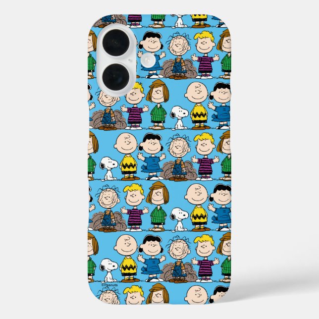 Peanuts Friends In A Row Case-Mate iPhone Case (Back)