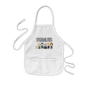 Peanuts Friends In A Row Kids' Apron