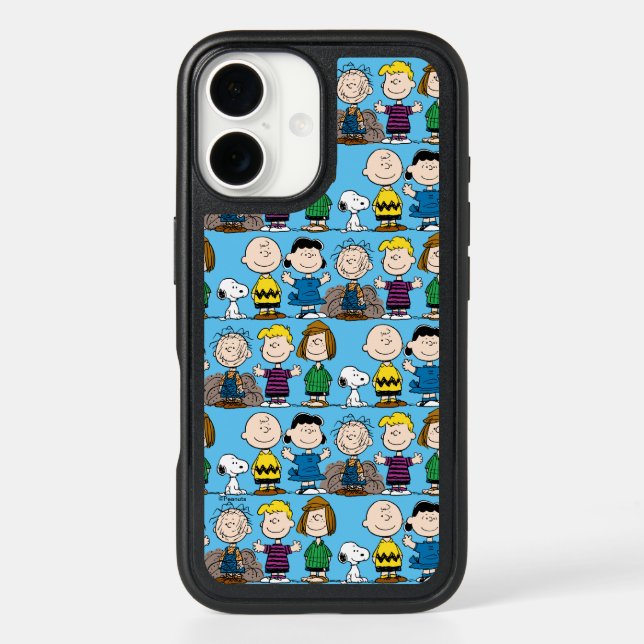 Peanuts Friends In A Row Otterbox iPhone Case (Back)