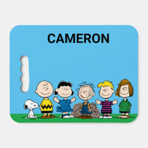 Peanuts Friends In A Row Seat Cushion