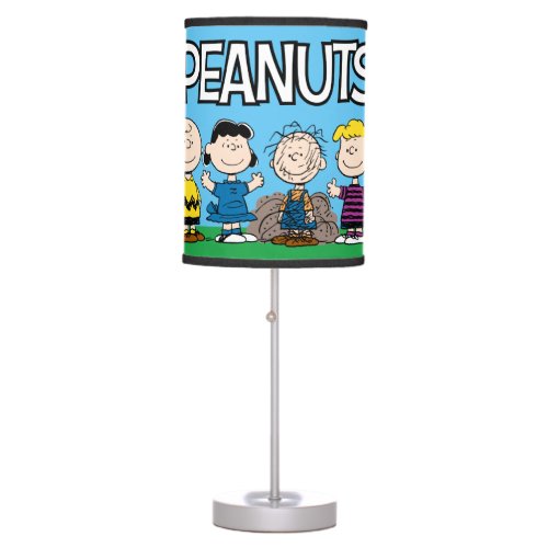 Peanuts Friends In A Row Table Lamp