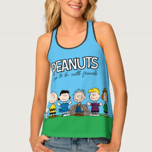 Peanuts Friends In A Row Tank Top