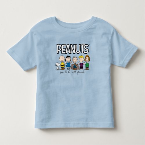 Peanuts Friends In A Row Toddler T_shirt