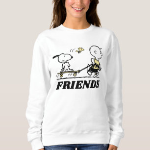 PEANUTS   Friends Skate Boarding Sweatshirt
