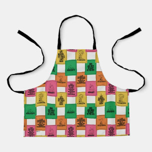 Peanuts   Fun Colorblock Pattern Apron