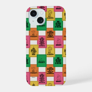 Peanuts Fun Colorblock Pattern iPhone 15 Case