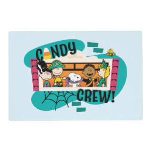 Peanuts Gang Candy Crew Halloween Placemat