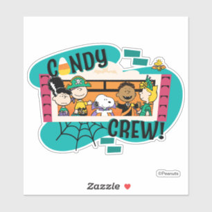 Peanuts Gang Candy Crew Halloween Sticker