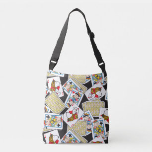 Peanuts Gang Card Deck Pattern Crossbody Bag