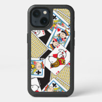 Peanuts Gang Card Deck Pattern iPhone 13 Case