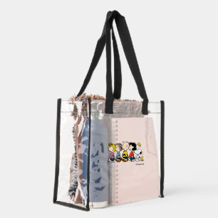 Peanuts Gang Family Vacation Clear Tote Bag