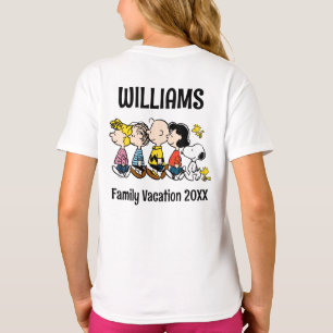 Peanuts Gang Family Vacation T-Shirt