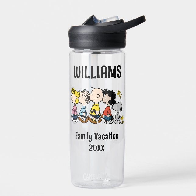 Peanuts Gang Family Vacation Water Bottle (Left)