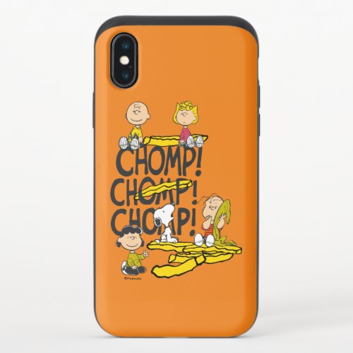 Peanuts Gang French Fry Chomp iPhone X Slider Case