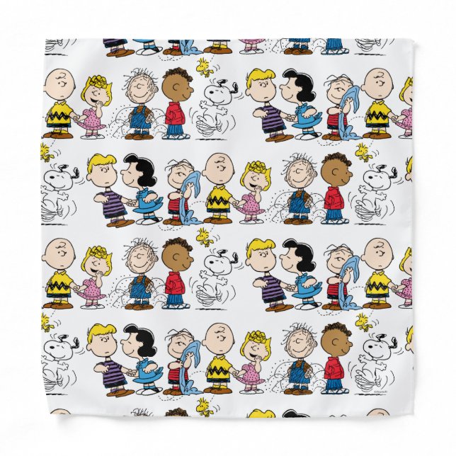 Peanuts Gang Group Lineup Bandana (Front)