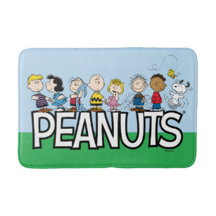 Peanuts Gang Group Lineup Bath Mat